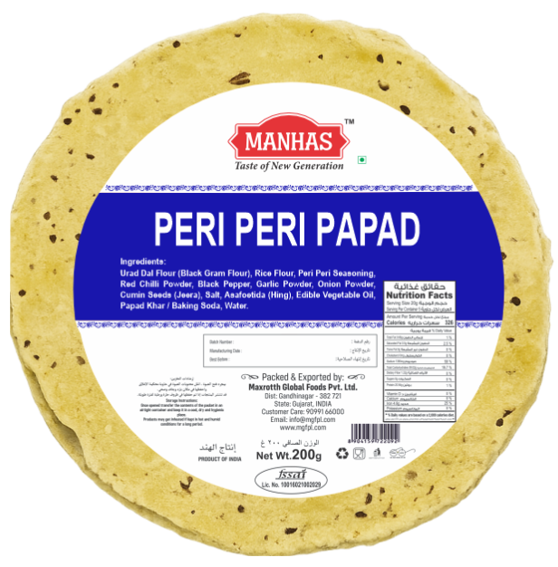 PERI PERI PAPAD